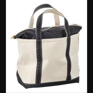 LL Bean Boat and Tote, Zip Top in Black